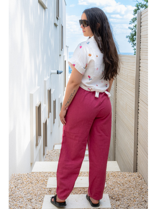 NOHAVICE  LINEN FUKSIA