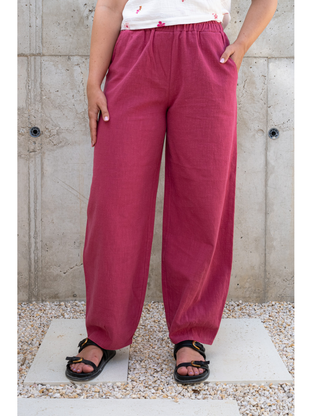 NOHAVICE  LINEN FUKSIA
